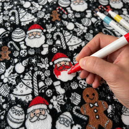 Christmas Coloring Blanket